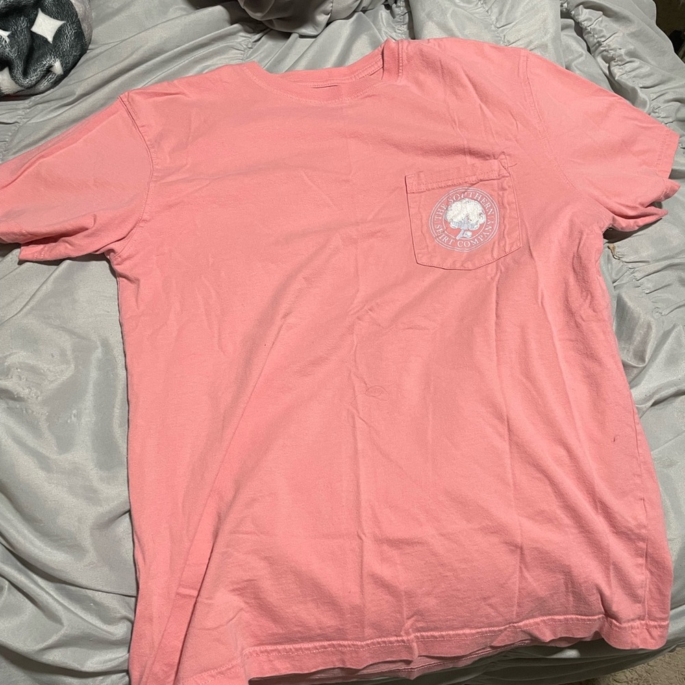 Please message me before buying - Pink, southern shirt - size M